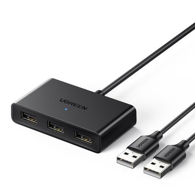 Ugreen Switch Adapter Schaltbox USB 2 Eingänge - 3 Ausgänge für Tastatur, USB