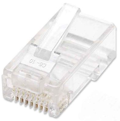 Intellinet 502399 Intellinet Modularstecker RJ45 Cat5e UTP 100er Pack