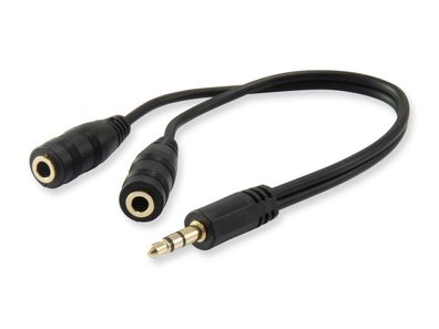 Equip 147941 Equip Audiokabel Splitter 3.5mm 1x St/2x Bu