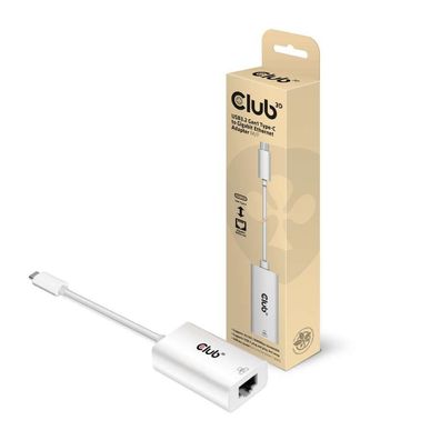 Club 3D CAC-1519 Club3D Adapter USB 3.2 Typ C > RJ-45 Gigabit LAN St/Bu retail