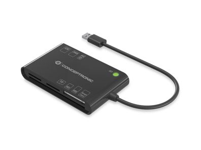 Conceptronic BIAN01B Conceptronic Smart ID Card Reader All-In-One schwarz