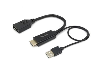 Equip 119039 Equip HDMI Adapter Displayport St/Bu 0.15m 4K/60Hz sw