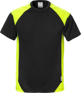 Fristads T-Shirt 7046 THV Schwarz/Gelb