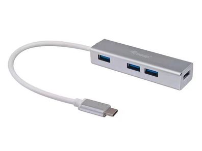 Equip 128958 Equip USB-Hub 4-Port 3.1/C->4x3.0 0.15m o. Netzteil schwarz