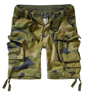 Brandit Shorts Savage Vintage in Swedisch Camo M90