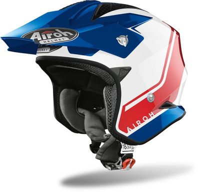 Airoh Integralhelm TRR-S Keen Blue/Red Gloss