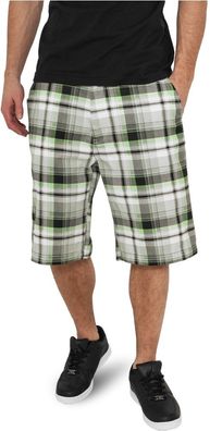 Urban Classics Shorts Big Checked Shorts White/Black/Lg