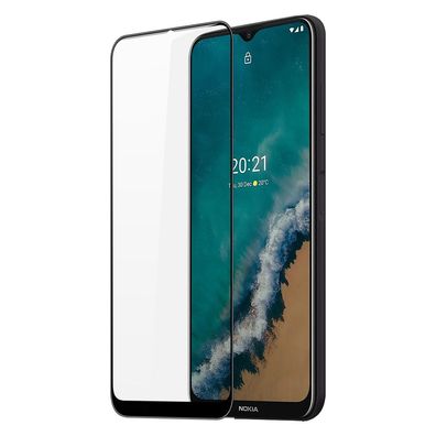 10D Schutz Glas kompatibel mit Motorola Moto G50 Curved Panzer Folie Vollständig