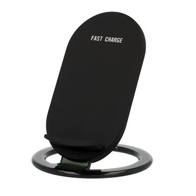 Induktives Ladegerät Schwarz Wireless Charger Wireless mit Stand USB Charger Ansch