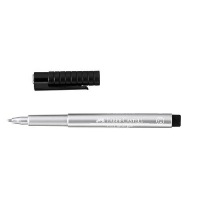 FABER-CASTELL 167398 Pitt Artist Pen Lackmarker silber 1,5 mm