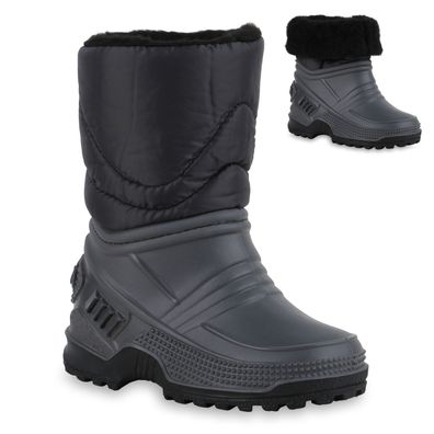 VAN HILL Kinder Warm Gefütterte Winter Boots Stiefel Bequeme Schuhe 836071