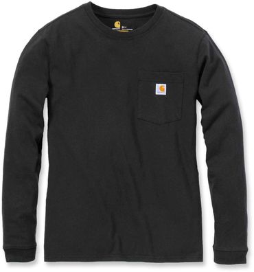 Carhartt Damen Female Shirt Workw Pocket L/S T-Shirt Black