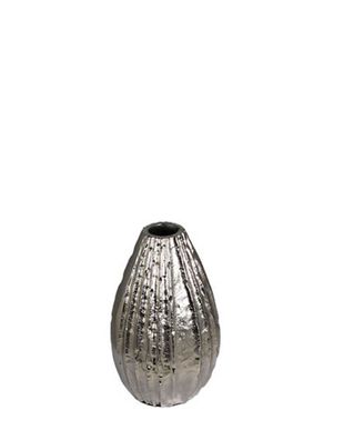 Kaheku Dekovase Morino vernickelt, Ø 9 cm, H= 16 cm 
 519017693