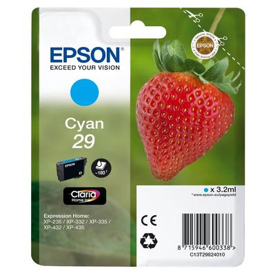 Epson C13T29824012 Original Epson Tintenpatrone cyan (C13T29824012,29, 2982, 29824