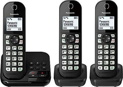 Panasonic KX-TGC463GB Komfort-Telefon KX-TGC463GB - schnurlos, schwarz