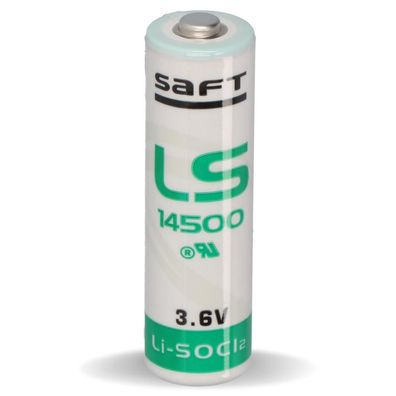 Saft LS14500 AA - 3,6V 2600mAh Lithiumbatterie