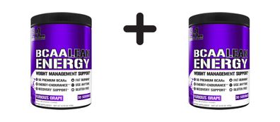 2 x EVL Nutrition BCAA Lean Energy (30 serv) Furious Grape