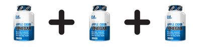 3 x EVL Nutrition CleanseMode Apple Cider Vinegar (60 caps) Unflavoured