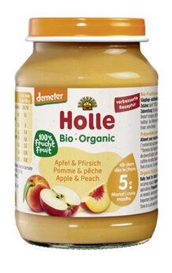 Holle 3x Apfel & Pfirsich 190g