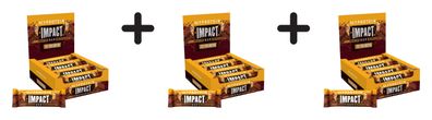 3 x Myprotein Impact Protein Bar (12x64g) Caramel Nut