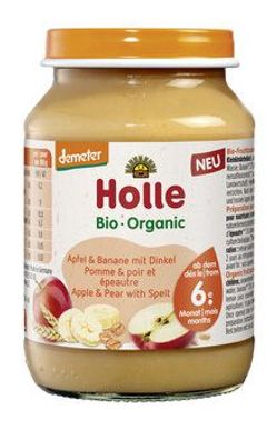 Holle 3x Apfel & Banane mit Dinkel 190g