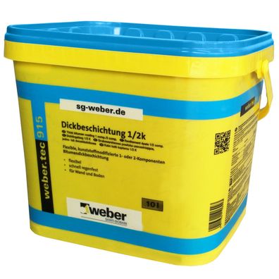 weber. tec 915 SG 10L Deitermann 1K 2K Bitumen