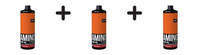 3 x QNT Amino Liquid (1000ml) Red Fruits