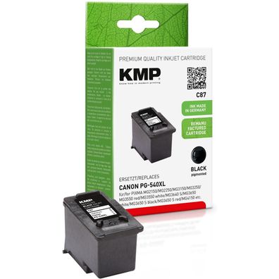 KMP 1516,4001 KMP C87 Tintenpatrone schwarz kompatibel mit Canon PG-540 XL