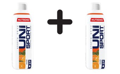 2 x Unisport, Orange - 1000 ml