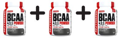 3 x BCAA 4:1:1 Powder, Cherry - 500g