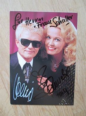 Schlagerstar Heino und Hannelore - handsignierte Autogramme!!!