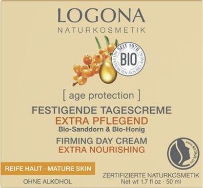 Logona 3x [age protection] Festigende Tagescreme extra pflegend 50ml