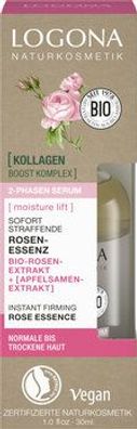 Logona 6x Moisture Lift 2-Phasen Serum sofort straffende Rosen-Essenz mit Bio-Ros