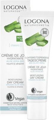 Logona 3x Classic Feuchtigkeitsspendende Tagescreme Bio-Aloe Vera 30ml