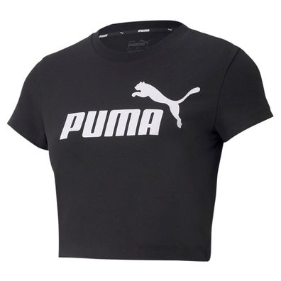 PUMA Damen ESS Slim Logo Tee / Kurzarm T-Shirt