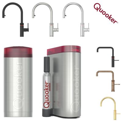 Quooker COMBI Reservoire für kochendes Wasser + CUBE für gekühltes Sprudelwasser