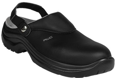 AWC Footwear Berufsschuhe Sandale mit Stahlkappe in Schwarz