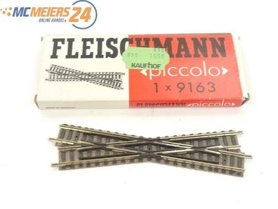 E163 Fleischmann Piccolo N 9163 Gleis Kreuzung rechts 15° * TOP*