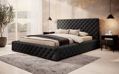 Polsterbett Princce Bett Doppelbett Bettgestell Lattenrost Chesterfield Bett