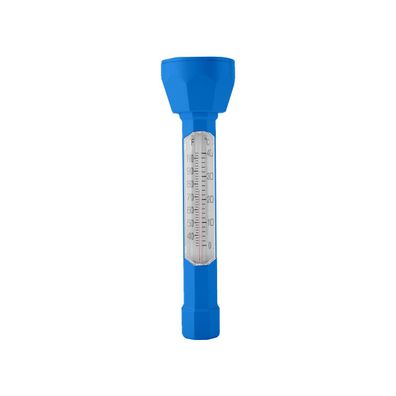 Thermometer Blau schwimmend 22 cm mit Schnur Temperatur Messung °C & °F Pool