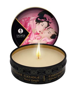 180 ml - SHUNGA Massage Candle Aphrodisia/Rose Petals 180ml (6 Stück a 30ml)