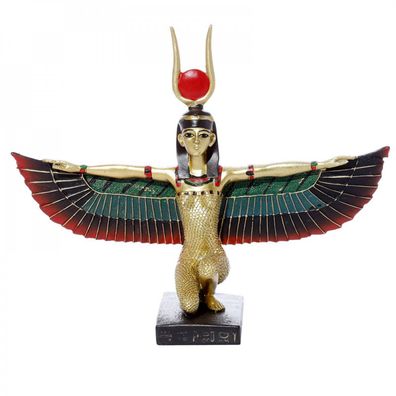 Figur Ägypten Ägyptische geflügelte Isis Länge ca. 21 cm