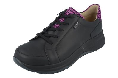 FINN Comfort FINNCO Lafayette Damen Halbschuhe schwarz pink Nuri Leo Leder