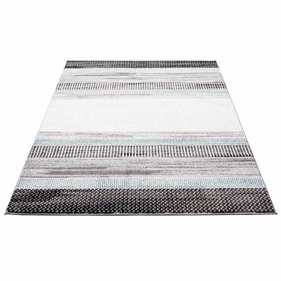 Teppich Flachflor Kurzflor Läufer Modern liniert Abstrakt Trendiges Designer