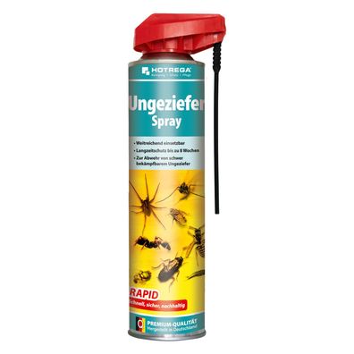 Hotrega Ungeziefer Spray Insekten Spray Mücken Insektenvernichter Spray 600 ml