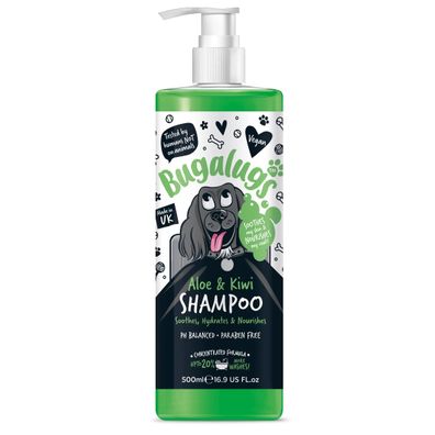 Bugalugs Aloe & Kiwi Hundeshampoo - Lang anhaltende Frische und Pflege