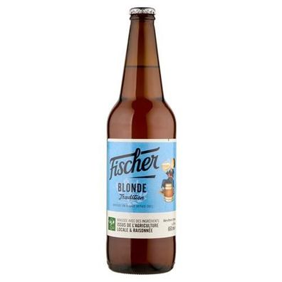 Fischer Blonde Tradition 8 x 0,65l- Bier aus der Brasserie Fischer im Elsass