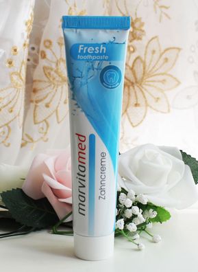 Marvita Frische Zahncreme Zahnpasta Toothpaste Frische Pflege Mit Fluoride je.75ml