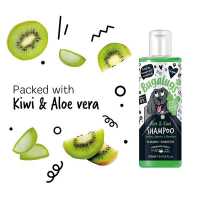 Bugalugs Hundeshampoo Aloe & Kiwi 250 ml