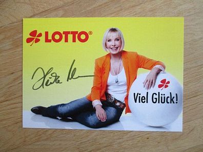 ZDF Lottofee Heike Maurer - handsigniertes Autogramm!!!
